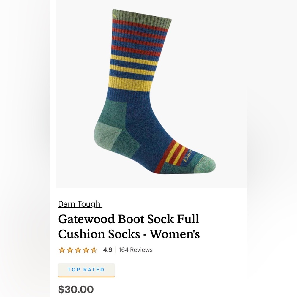 Darn Tough gatewood boot socks